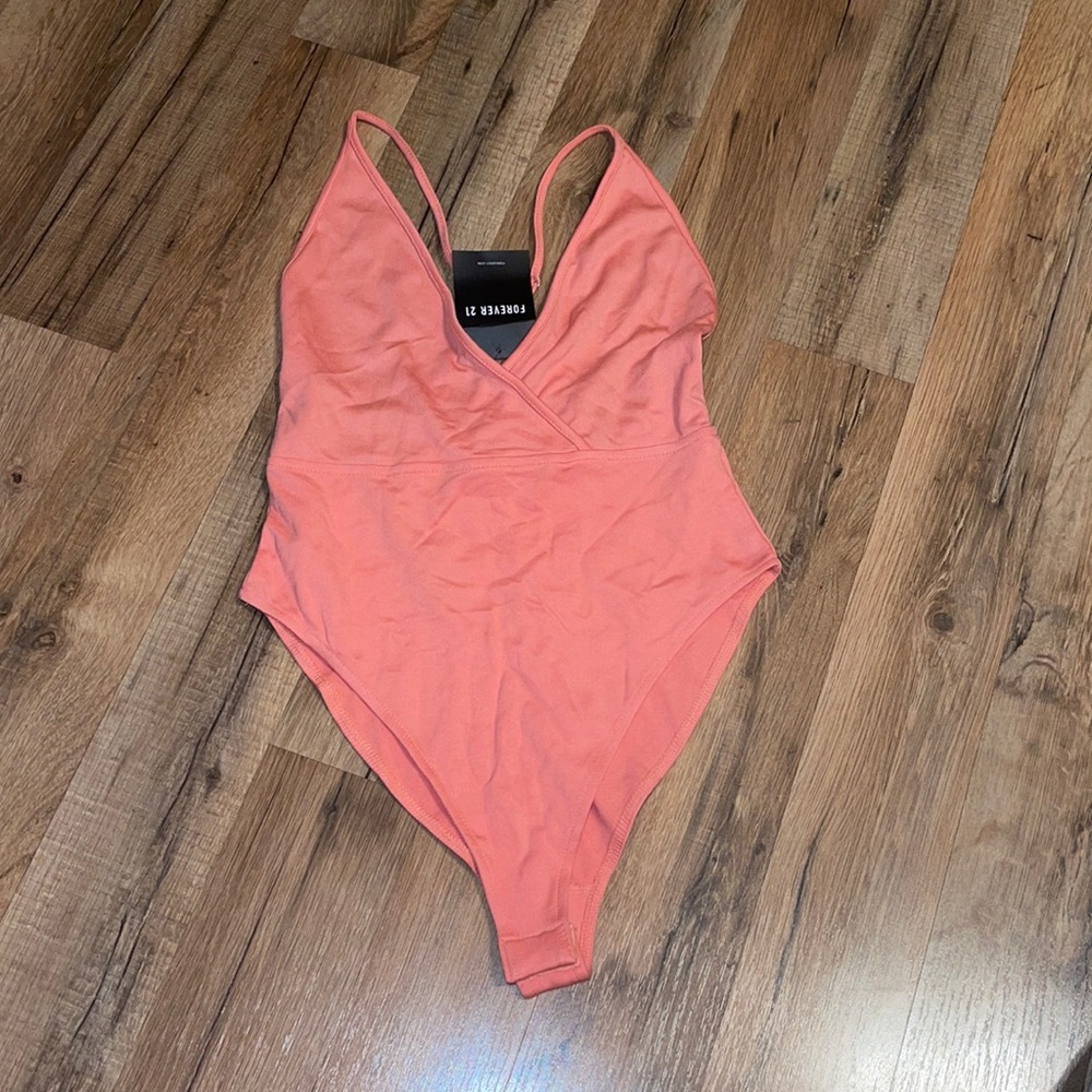 Coral bodysuit